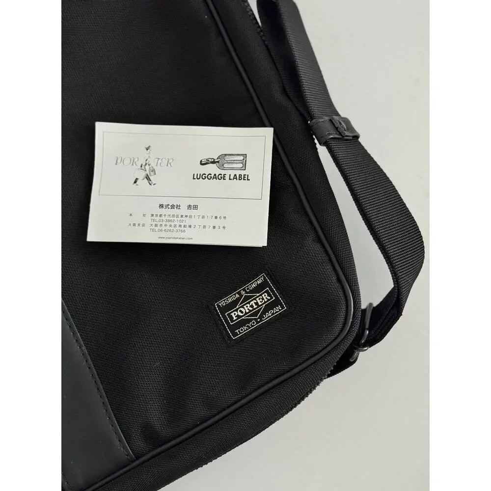 Porter Yoshida Tanker Briefcase Shoulder Bag Black